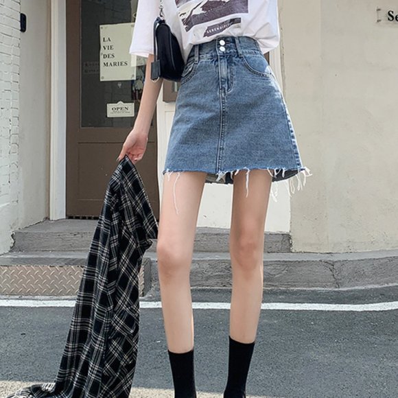 Denim skirt